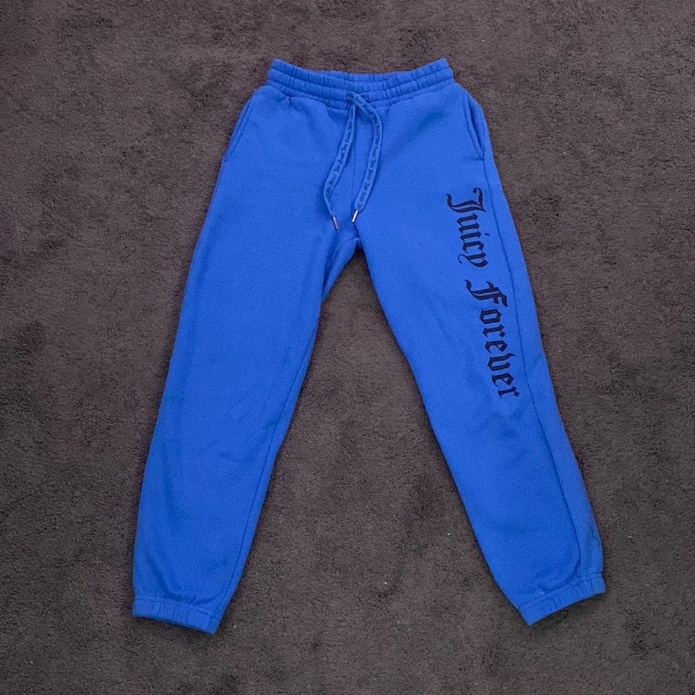 Royal blue juicy forever sweats- with side pocket